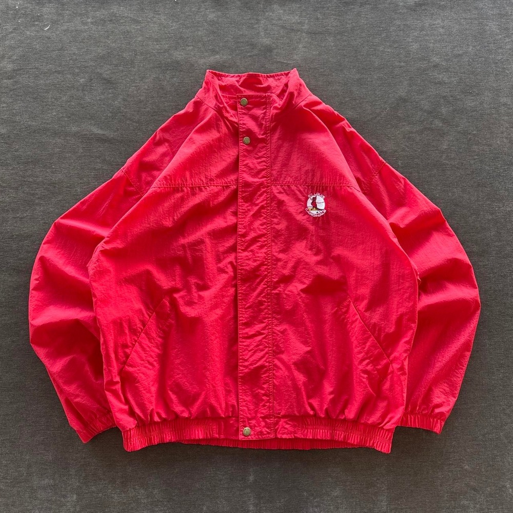 Vintage 90s St Louis Cardinals Antigua Windbreaker Jacket Red Mens XL MLB